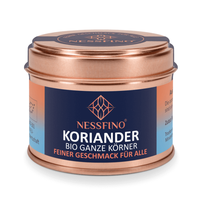BIO KORIANDER GANZ