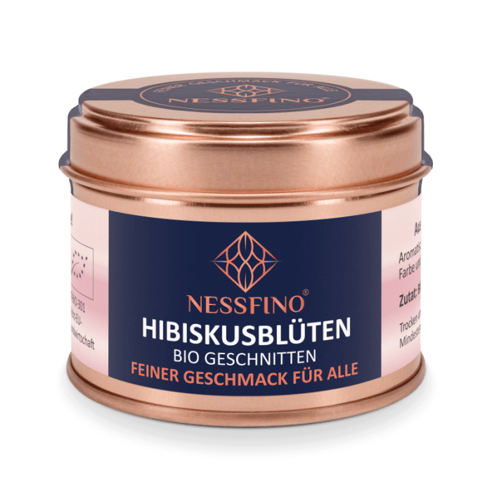 BIO HIBISKUSBLÜTEN GESCHNITTEN