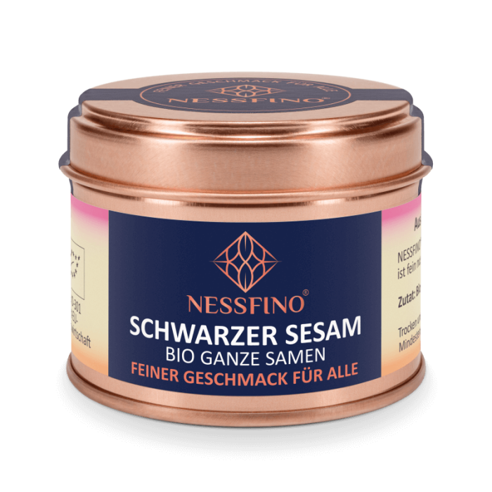 BIO SCHWARZER SESAM GANZ
