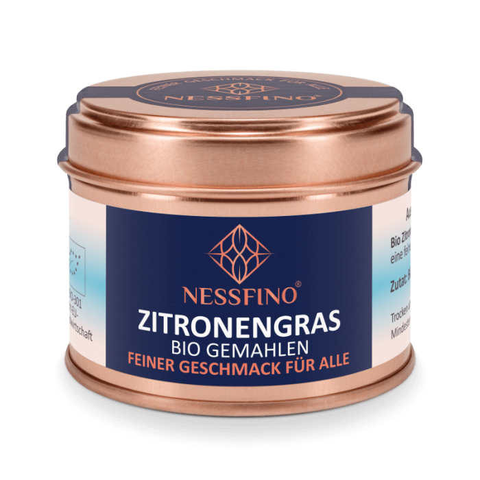 BIO ZITRONENGRAS GEMAHLEN