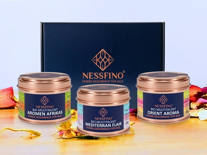 nessfino-geschenkbox-afrikanischegewuerz-mediterrangewuerz-orientalgewuerz-allroundermischung-bio-produkte aus wien